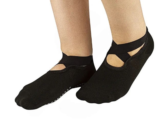 جوراب بدنسازی یوگا NIN016 | مشکی
